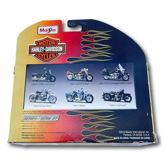 Maisto Harley Davidson Motorcycles Diecast Lot 3 1/18 Series 27  2010 - Picture 3 of 8